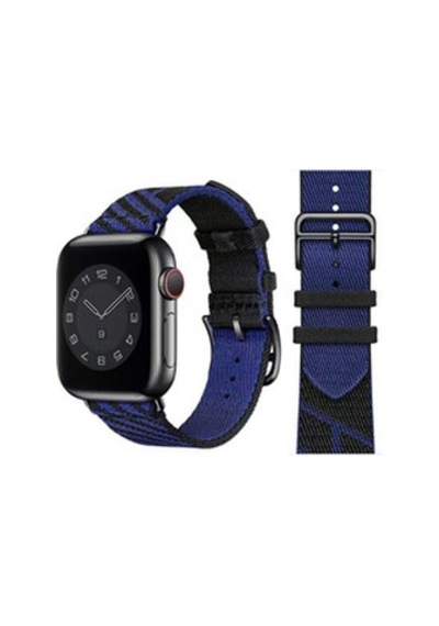 Apple Watch Uyumlu 40mm Krd-51 Hasır Kordon - Lacivert