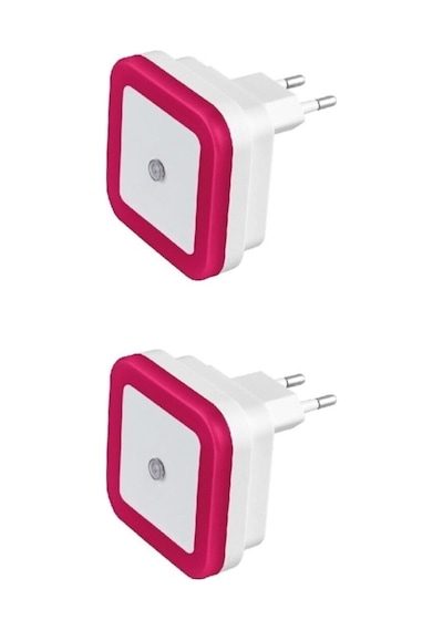 Cata Ct-9500 2 Adet 1w Fişli Sensörlü Gece Lambası Pembe Ct-9500