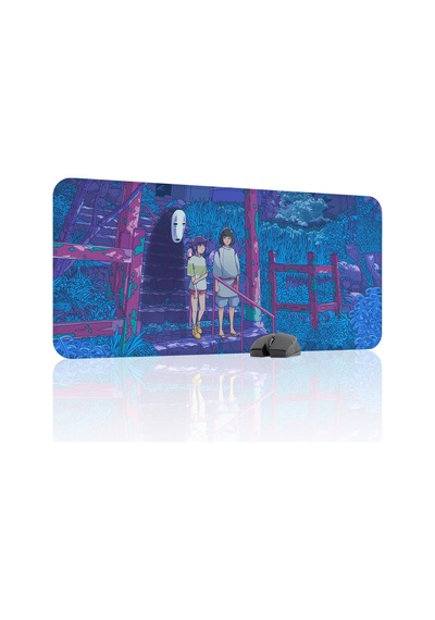 Spirited Away Kaymaz Dikişli Kauçuk Oyuncu Mousepad V2 - 90x40 Xxl Gaming Mouse Pad Fare Altlığı