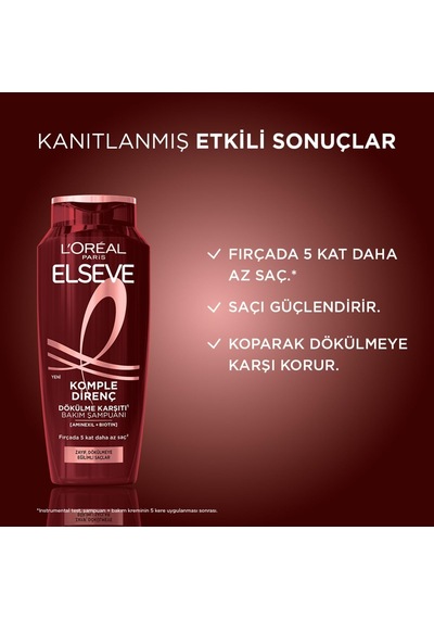 Ayrex L'oréal Paris Elseve Komple Direnç Dökülme Karşıtı Şampuan 400 Ml
