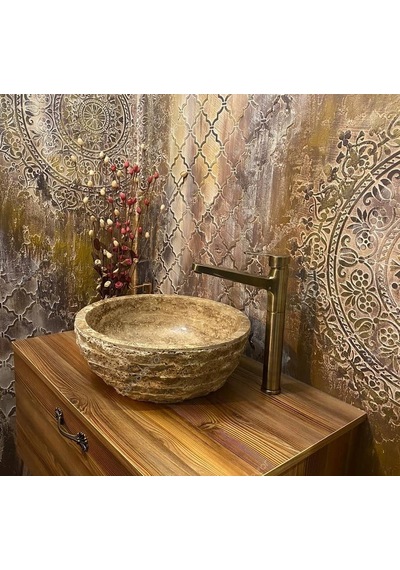 Noche Çanak Patlatma Mermer Lavabo