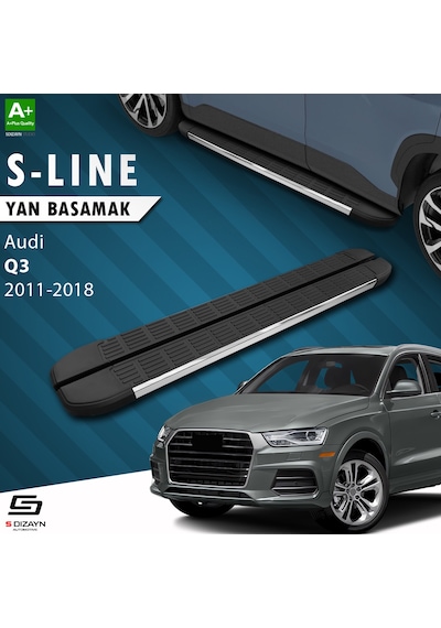 S-dizayn Audi Q3 8u S-line Krom Yan Basamak 173 Cm 2011-2018