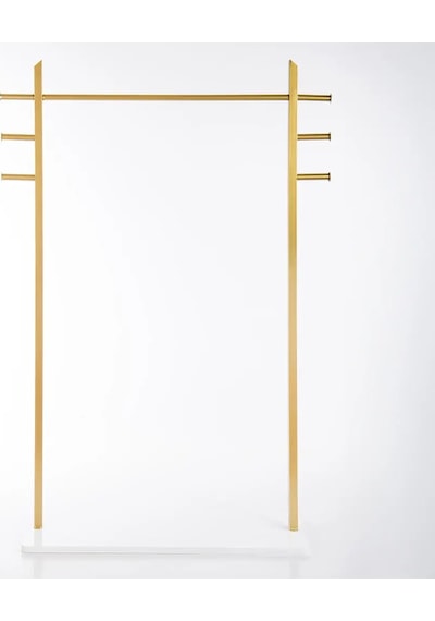 Hera Gold Metal Ayaklı Askılık Gold