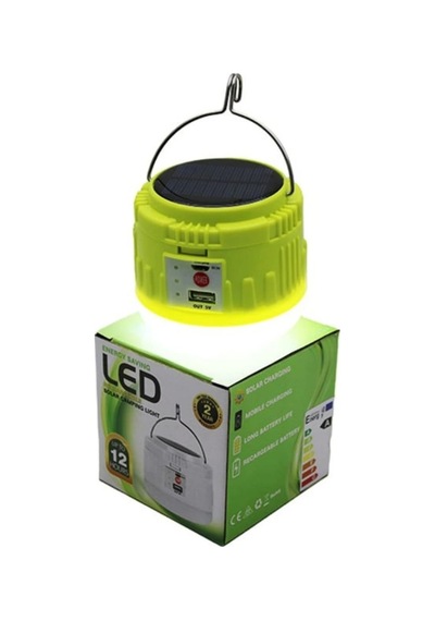 Usb Şarjlı Led Solar Kamp Lambası 1