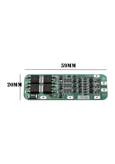 18650 Ve 26650 Pil İçin 3S Bms Şarj Devresi N11.673