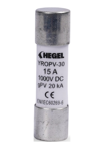 Hegel 15a Dc Kartuş Sigorta