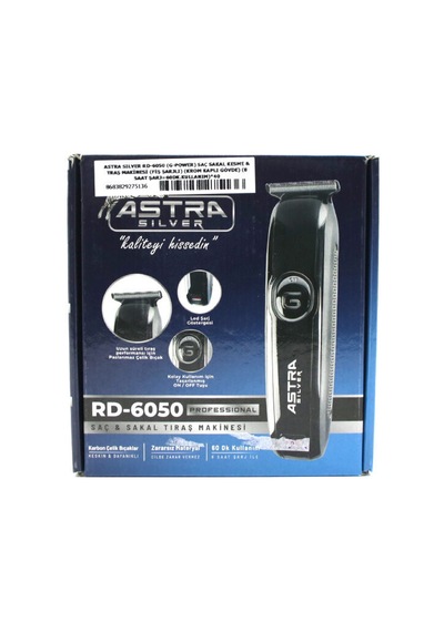 Saç Sakal Kesme - Traş Makinesi Fiş Şarjlı Led Gösterge 8 Saat Şarj 60dk.tam Güç Kullanım Rd-6050 5728