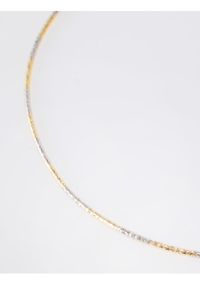 Jimmy Key Karışık Balıksırtı Zincir Formlu Choker Kolye 6ww429333999