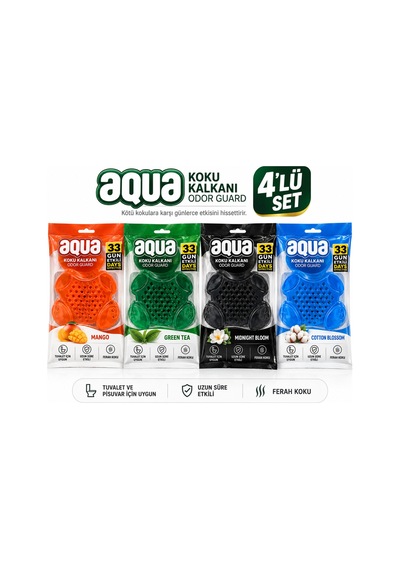 Koku Kalkanı 4 Lü Karma Set 4 Farklı Koku, 33 Güne Kadar Etkili Ferahlık - 921724151