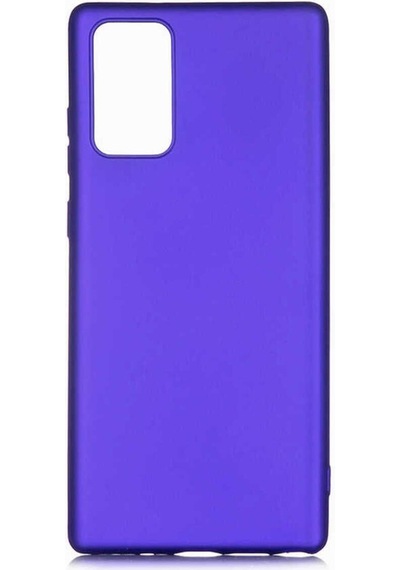 Galaxy Note 20 Kılıf Zore Premier Silikon Kapak Saks Mavi