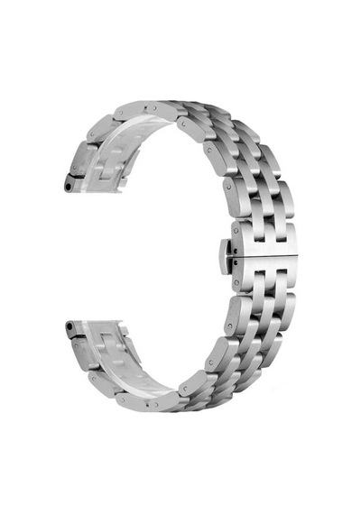 Galaxy Watch 42mm 20mm Uyumlu Krd-20 Metal Frm Kordon Gümüş