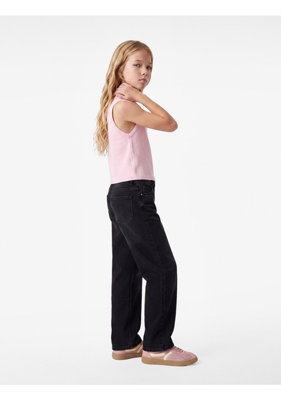 Koton Slim Fit Viskon Karışımlı Gömlek Yaka Kolsuz Triko Atlet Pembe 7wkg90126ht Gül