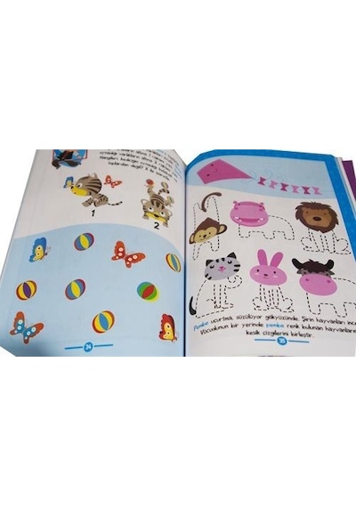 Limon Kids ZBG - Zihinsel Becerilerimi Geliştiriyorum Seti 3 - 4 Yaş - 4 Kitap Takım - Soner Öztürk - Coral Dağıtım