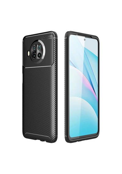 Durukar Mi 10t Lite Kılıf Auto Focus Karbon Kapak - Siyah