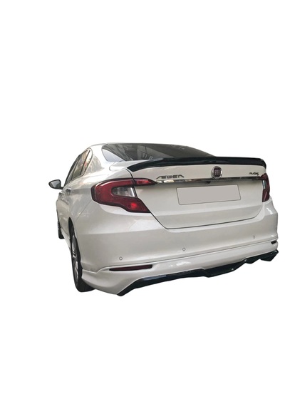 Fiat Egea Spoyler Plastik Spoiler Parlak Siyah