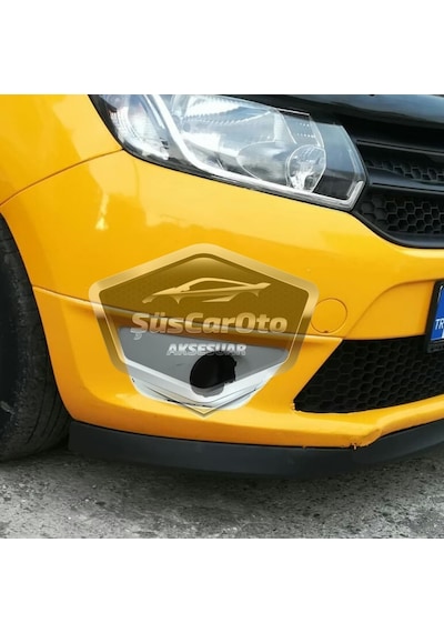 Dacia Logan 2009-2020 Uyumlu Üniversal Astra H Lip Esnek Ön Lip 2 Parça Tampon Altı Dil Karlık Ön Ek 00 Şüscaroto Aksesuar