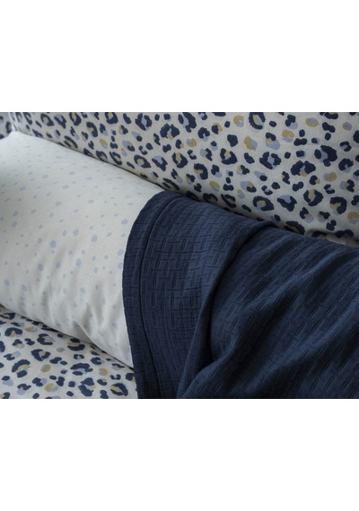Çift Kişilik Cozy Set Odelin İndigo