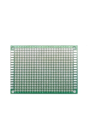 Koodmax 10 Adet 5x7cm Proto Pcb Delikli Pertinaks Prototip Deney Kartı Delikli Plaket Pertenaks