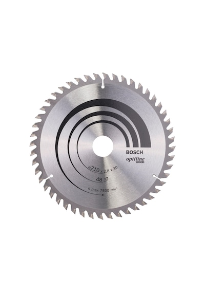 Bosch Optiline Wood 210 x 30 MM 48 Diş Daire Testere Bıçağı - 2608640623