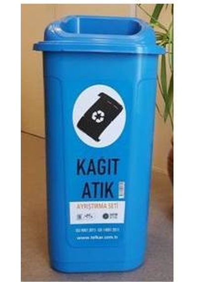 Sıfır Atık Projesi Kağıt Atık Kovası 60 Lt