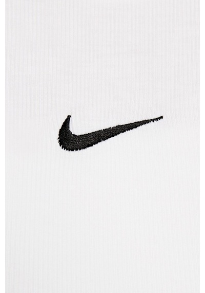 Nike Sportswear Essential Rib Cropped Women's Tight Fit Tank Top Kadın Dar Kesim Crop Atlet Beyaz