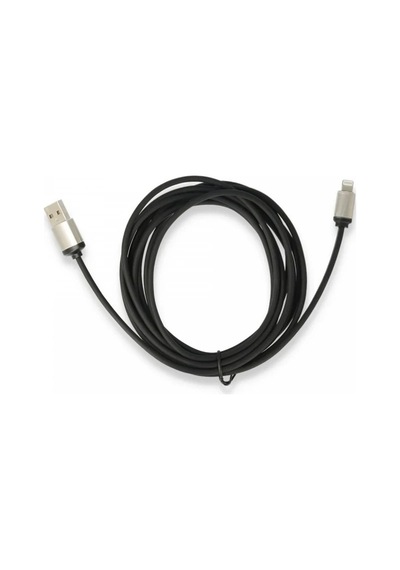 Büro Ev Ofis Cep Telefonu İçin Siyah 3mt Usb To Apple Uyumlu iOS Data Şarj Kablosu