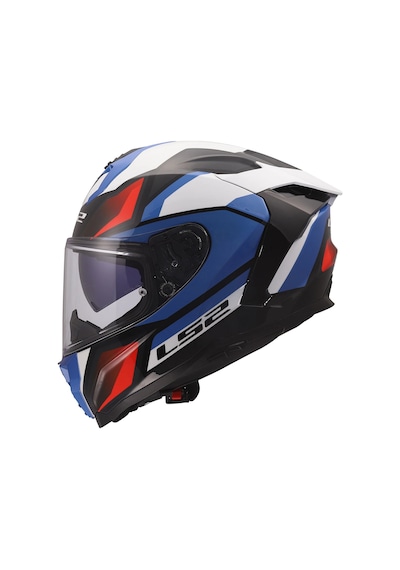 Ls2 Challenger 2 Vıper Beyaz-mavi-kırmızı Kask Beyaz