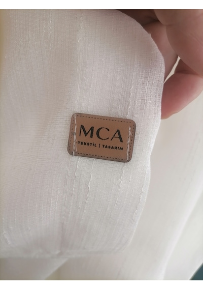Mca Tekstil Tasarım Saten Güneşlik Ekru