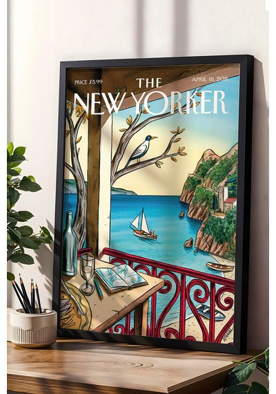 The New Yorker Çerçeveli Tablo April 18 2011