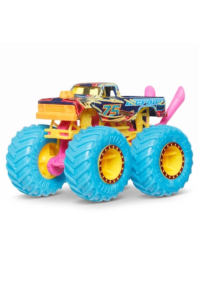 1:64 Hot Wheels Monster Trucks Neon Smashers Die Cast Araba Jmv39 - Jmv62 Bigfoot