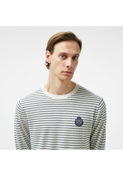 The Kooples Classic Erkek Beyaz Sweatshirt