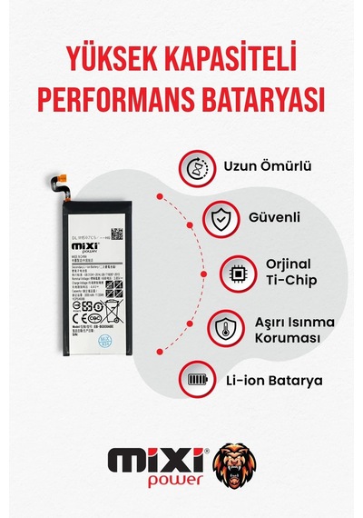 Samsung S7 Uyumlu Tam Kapasite Batarya