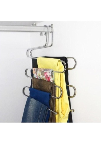 Askı Pantolon Askısı 5 Katlı Akıllı Pantolon Askısı Belirtilmemiş Çok Renkli Tr Diğer