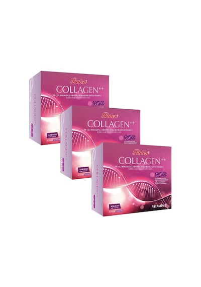 3 Kutu Balen Collagen Tip 1,2,3 Kolajen Hyaluronik Asit Vitamin C