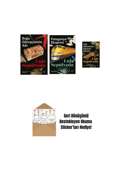 Boğa Güreşçisinin Adı + Patagonya Ekspresi + Aşk Romanları Okuyan İhtiyar + Okuma Sticker'ları