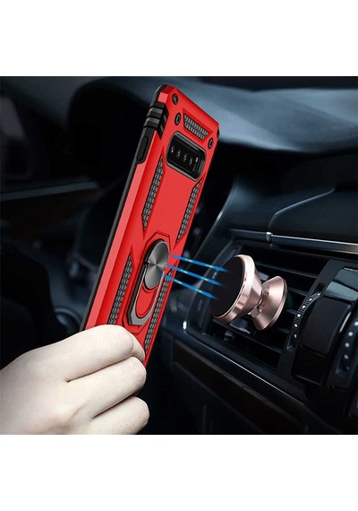 Galaxy S10 Kılıf Zore Vega Kapak Mavi