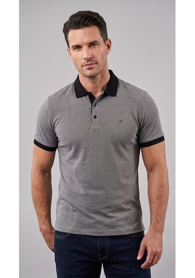 Efor Comfort Fit Rahat Kalıp %100 Pamuk Kıvrılmaz Yaka Gri Siyah Polo Yaka Tişört Ts 931 Gri-siyah Efor Comfort Fit Rahat Kalıp %100 Pamuk Kıvrılmaz Yaka Gri Siyah Polo Yaka Tişört Ts 931 Gri-siyah