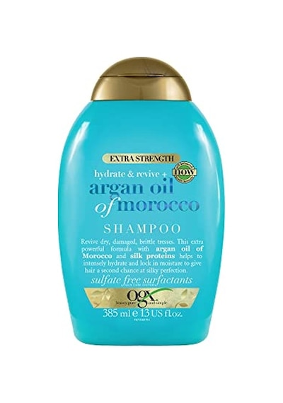 Ogx Renewing+ Argan Oil Of Morocco Onarıcı Sülfatsız Şampuan 385 Ml Fas Argan Yağı İçeren Nemlendirici Şampuan, Sülfat İçeren Yüzey Aktif Madde İçermeyen Yenileyici Onarım Şampuanı