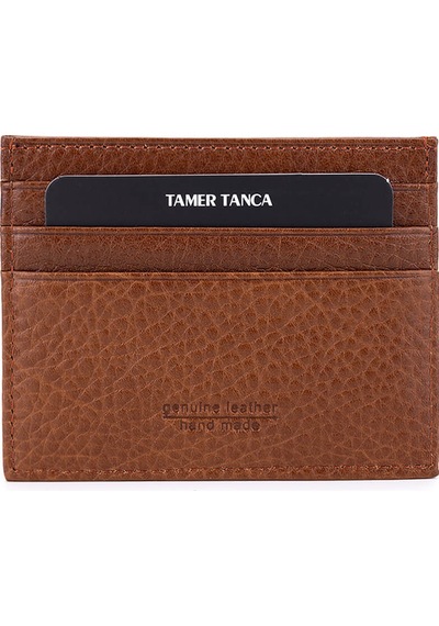Tamer Tanca Erkek Hakiki Deri Taba Cüzdan 907 1092 Erk Czdn Sk25-26 Taba Fltr Taba