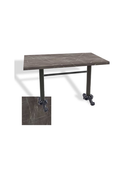 Çipa Laminat Tabla Masa 70x120 - Dark Emperador Çok Renkli
