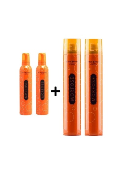 Morfose Ultra Sert Saç Spreyi 2 x 400 ML + Ultra Sert Saç Köpüğü 2 x 350 ML