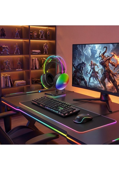 Yeni Nesil Teknoloji Ürünü Oyun Ekipmanı Ofis Çalışma Xo Ge11 Rgb Işıklı Mikrofonlu 50 Mm