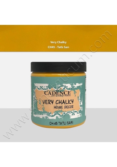 Cadence Very Chalky Mobilya Boyası 500 Ml. Ch45 Tatlı Sarı