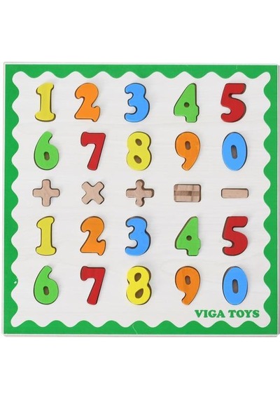 4 Işlem Matematik Tablası Puzzle Yeni