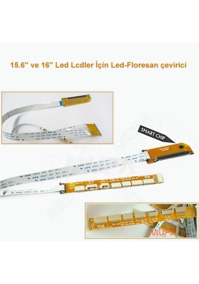 Yuromer 15.6 Ve 16 Led Lcdler Için Led / Floresan Çevirici
