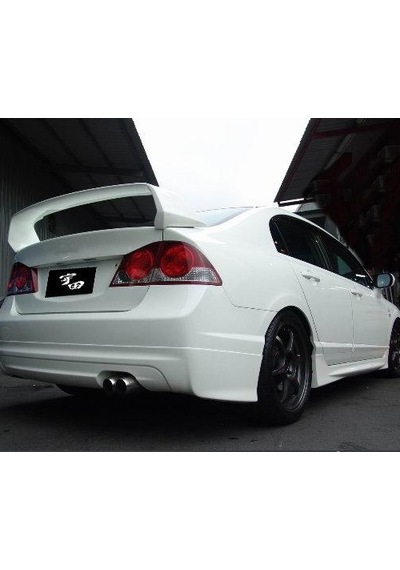 Honda Civic Fd6 (2006-2011) Mugen Arka Tampon Eki - Difüzör (plas