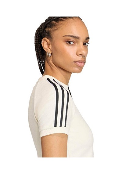 Adidas Tt Cali Tee Kadın Günlük Tişört Kd1411 Beyaz Beyaz