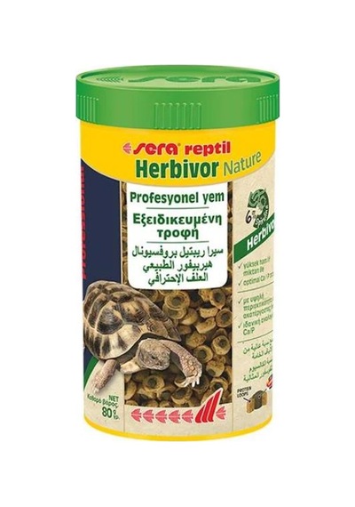 Sera Reptil Herbivor Sürüngen Yemi 250 Ml 85 Gr