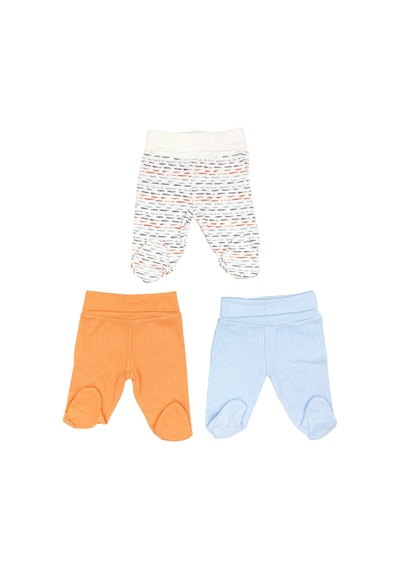 Tiffany Baby & Kids Tiffany Baby Striped Theme 3'lü Patikli Pantolon 53007 Çok Renkli