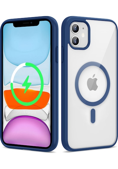 Zore Apple Uyumlu iPhone 12 Kılıf Magsafe Wireless Şarj Özellikli Silikon Ege Kapak - Kırmızı Kirmizi
